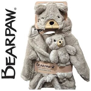 Bearpaw 2-PC Hooded Robe & Teddy A Beary Fun Bathtime Gift Set
